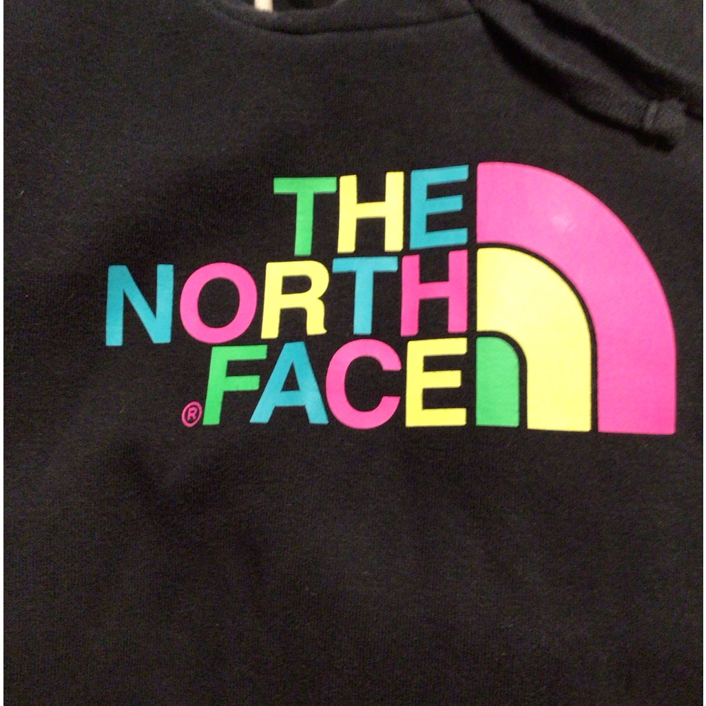 The North Face Hoodie Rainbow Logo